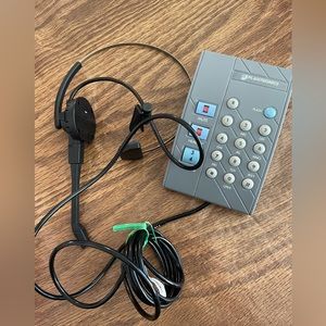 Vintage Plantronics With Headset - PLX 400